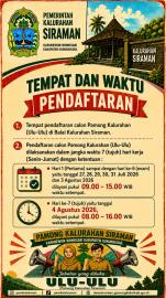 Format Surat Pernyataan Menjadi Salah Satu Syarat Pendaftaran Pengisian Jabatan Ulu-Ulu Kalurahan Si